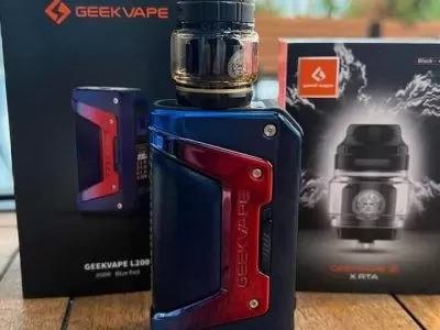 L200 + ato zeus x rta + 2 accus 2500mah