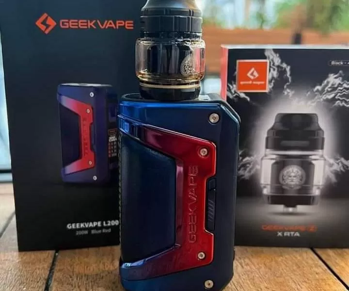 L200 + ato zeus x rta + 2 accus 2500mah