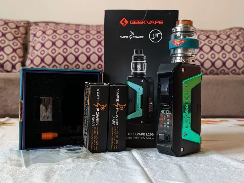 Kit coton L200 + ato Manta RTA + 2 accus 2500mah