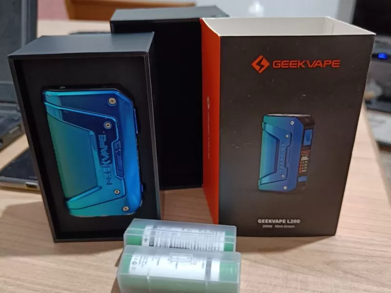 Geekvape L200 occasion + 2 accus vtc6 3000mah