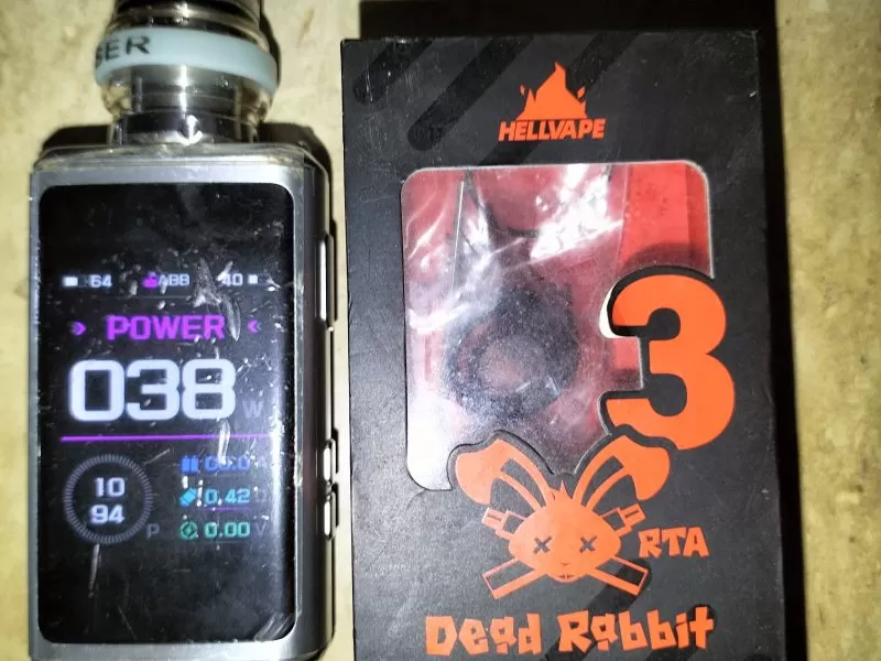 geekvape Z200 + ato dead rabbit v3 rta