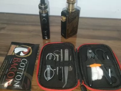 Box m200/ato dead rabbit v3/drag x2/5 accus/cotton/coils/trousse d'outils (avec package et accessoires)