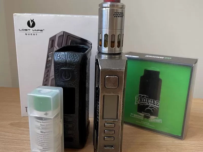 Lost Vape Thelema + ato profile rdta + 3 accus